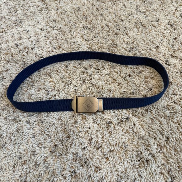 Boy Scouts of America uniform short sleeve shirt, youth small, navy, belt - Picture 3 of 3